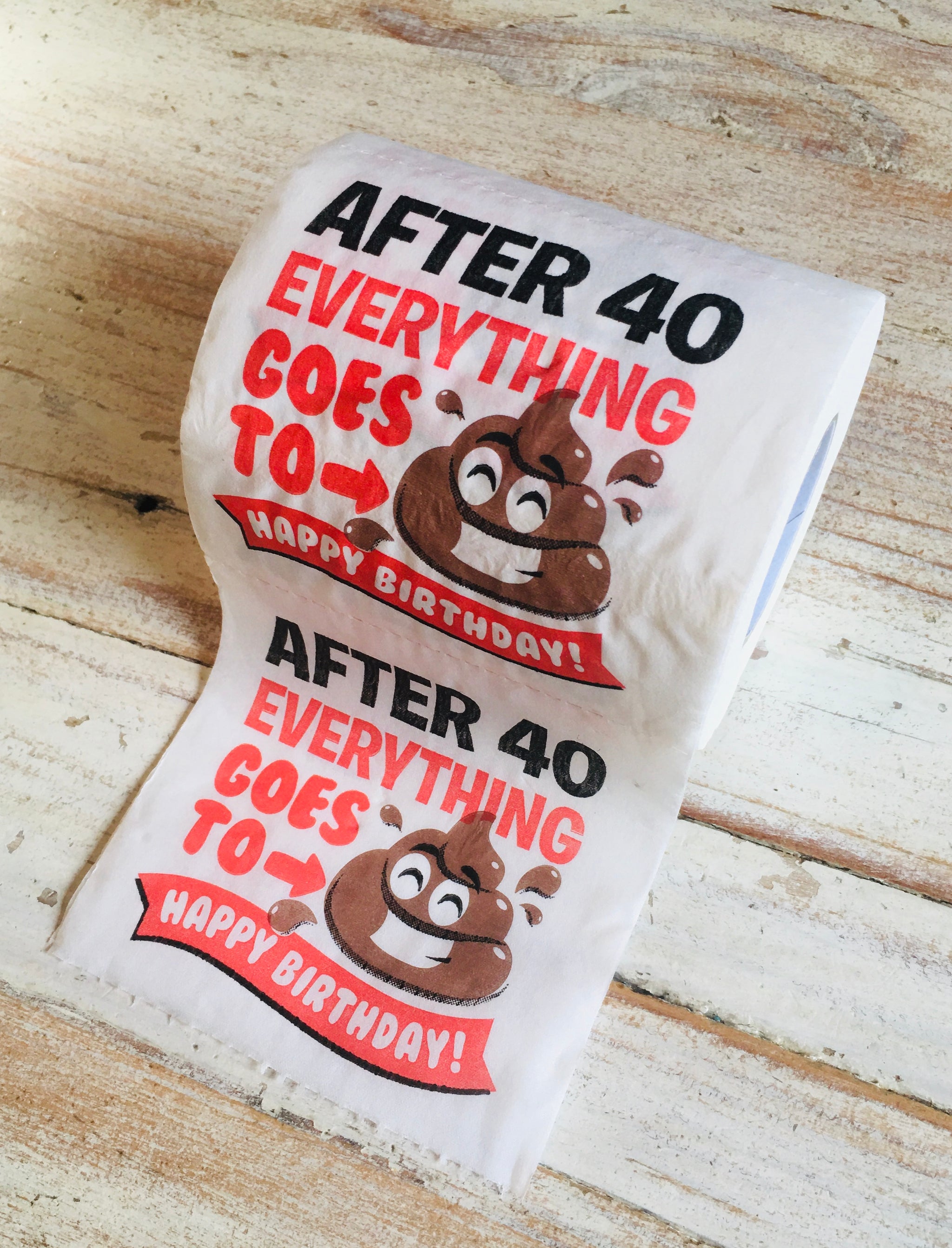 Birthday Toilet Paper - Funny Gag Gift for Hilarious Birthdays